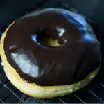 Dark Chocolate Frosted Donut